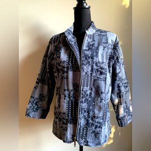 Christopher & Banks denim look jacket Size XL